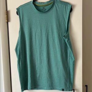 Prana Men's Green Sleeveless Shirt